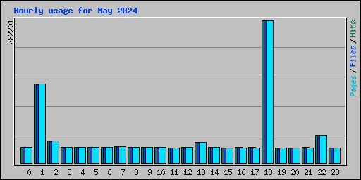 Hourly usage for May 2024