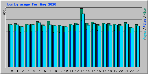Hourly usage for May 2026